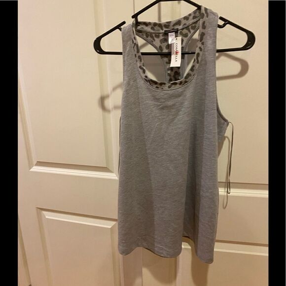 Sterling Racerback Lounge Camisole, Heather Gray - Picture 7 of 8